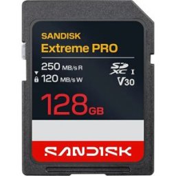 SanDisk Carte Mémoire Extreme Pro Sd Uhs-i 128gb Black One Size unisex