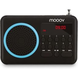 Mooov Radio Portable 477203 Black / Blue One Size unisex