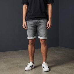 Ruckfield Bermuda en jean gris