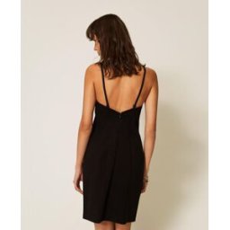 Actitude by Twinset Robe courte bustier avec strass