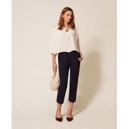 Twinset Pantalon cigarette avec décorations