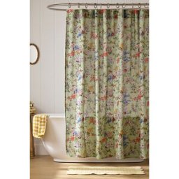 La Collection de Rideaux de Douche en Coton Imprimé Slub taille: 72" x 72" chez Anthropologie