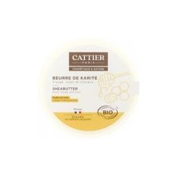 Cattier Beurre de Karité Parfum Miel Visage Corps Cheveux Bio 100 g - Pot 100 g