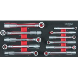 KS TOOLS KSTOOLS - Module de clés à pipe débouchées - 6 pans, 11 pièces - 713.2011