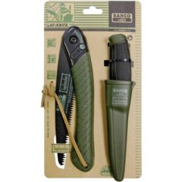 Set couteau et scie pliable Bahco LAP-KNIFE BAH396LAPAV 190 mm