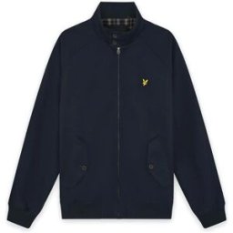 Lyle & Scott Veste Cotton Harrington Dark Navy M Homme
