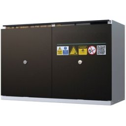 Armoire de sécurité basse 2 portes pour batteries lithium-ion
