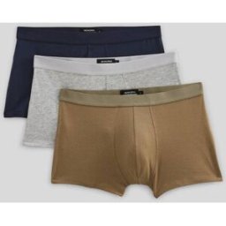 MONOPRIX Lot de 3 boxers en coton BIO GOTS XXL
