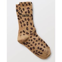 FELICIE AUSSI Paire de chaussettes motif léopard en coton Félicie Aussi Unique