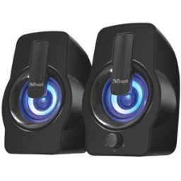 Trust Gemi RGB 2.0 2.0 Enceintes PC filaire 12 W noir