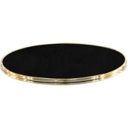Restoflex Plateau stratifié avec cerclage Ø 60cm pour table de terrasse Wilfried Marbre, marrakesh ou noir