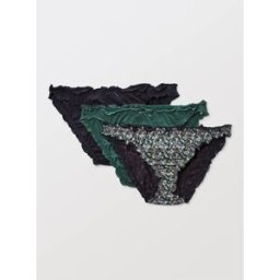 MONOPRIX Lot de 3 culottes froufrou JULIE en coton BIO GOTS M