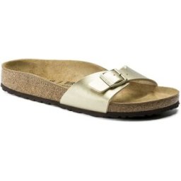 Birkenstock Sandales étroites Madrid Birko-flor Gold EU 38 Homme,Femme