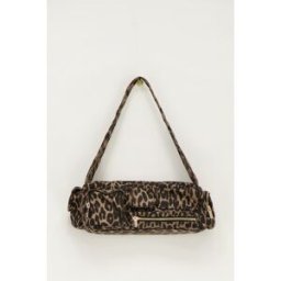 Sac à bandoulière imprimé léopard avec compartiments et fermetures éclair My Jewellery Marron/Beige One size femme