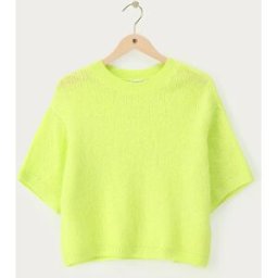 Pull oversize vert à manches courtes My Jewellery Vert M femme
