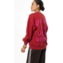 Sweat rouge "City of dreams" My Jewellery Rouge femme