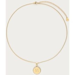 Chaîne courte médaillon à strass Atelier My Jewellery Argenté/Doré S femme