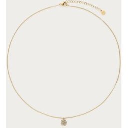 Collier Love à strass carrés My Jewellery Doré One size femme