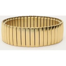 Bracelet élastique à grosses rayures My Jewellery Doré One size femme