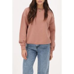 Sweat marron "Atelier paris" My Jewellery Rose/Marron femme