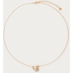 Collier Midnight avec strass et perle fantaisie My Jewellery Doré One size femme