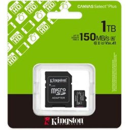 Kingston SDCS3/1TB carte microSD avec adaptateur