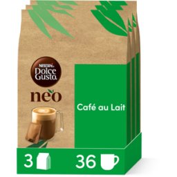 dolcegusto Pack NEO Café au Lait 36 capsules