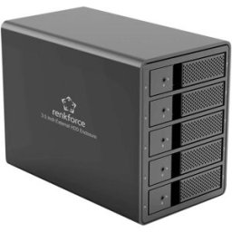 Renkforce RF-6647600 Boîtier pour disque dur 8,9 cm (3,5) 5 baie 3.5 pouces USB 3.0