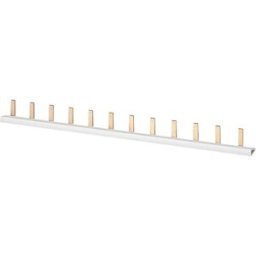Siemens 5ST3730 Rail de collecte de broche résistant au contact, 1 phase de 10 mm2, coupe de 214 mm de long Peigne à broches blanc 10 mm² 63 A 1 pc(s)