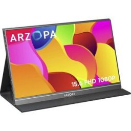 Ecran portatif Arzopa S1 Table CEE A (A - G) 39.6 cm 15.6 pouces 1920 x 1080 pixels 16:9 25 ms HDMI™, USB-C®, USB Host IPS LCD