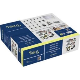 raaco 120982 Set clip platines percées 38 (l x H x P) 1040 x 880 x 11 mm 1 set