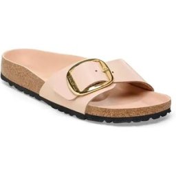 Birkenstock Sandales Madrid Bb Lena High Shine New Beige HEX EU 38 Homme,Femme