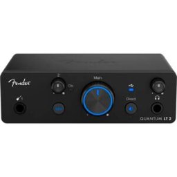 Fender Interface Audio Quantum Lt 2 Usb-c Black One Size unisex
