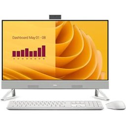 Dell Pc Tout-en-un Hm65m 27´´ Ultra 7-155h/16gb/512gb Ssd Silver / Black One Size unisex