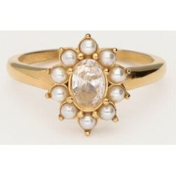 Bague à perles fantaisies et strass My Jewellery Doré 17 femme