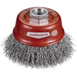 OSBORN BROSSES OSBORN - Brosse coupe, fil acier ondulé avec filetage ou alésage pour meuleuses d'angle, diamètre 60mm - 613 161-0002