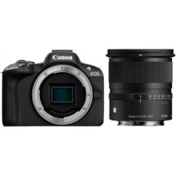 Canon EOS R50 noir + Sigma 12mm f1,4 DC (C)