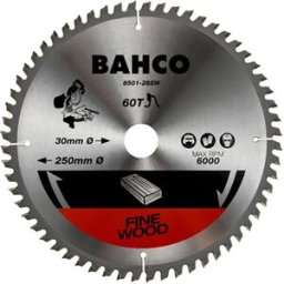 Bahco Lame De Scie Circulaire Avec 40 Dents Pour Scies à Onglets Dans Le Bois 260 Mmx30 Mm Multicolor One Size