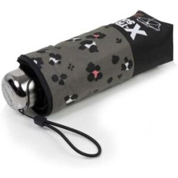 Isotoner - Parapluie X-TRA SOLIDE 17,5 cm Léopard Kaki léopard kaki ST Femme