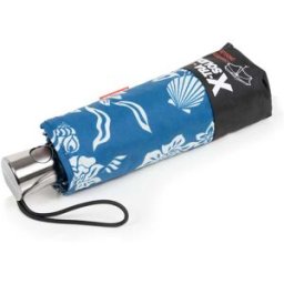 Isotoner - Parapluie X-TRA SOLIDE 23 cm Coquillage Bleu fleur coquillage bleu ST Femme