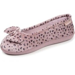 Isotoner - Chaussons ballerines Femme Léopard blush léopard blush 36 Femme
