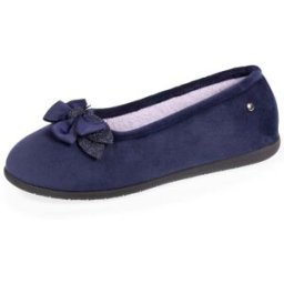 Isotoner - Chaussons ballerines Femme Nœud Marine marine 36 Femme