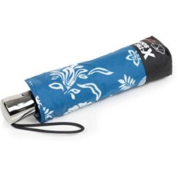 Isotoner - Parapluie X-TRA SOLIDE 28 cm Coquillage Bleu fleur coquillage bleu ST Femme