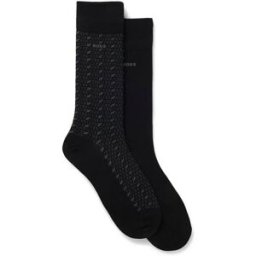 Boss Chaussettes Courtes Mini Pins 2 Paires Black EU 39-42 Homme
