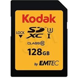 Kodak Carte Mémoire Sd 128gb Uhs-i U3 V30 Ultra Black / Red One Size unisex