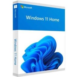 Microsoft Système D´exploitation Windows Home 11 32/64 Bit Blue One Size unisex