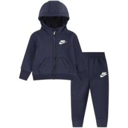 Nike Kids Ensemble à Manches Longues Sustainable Midnight Navy 12 Mois Garçon,Fille