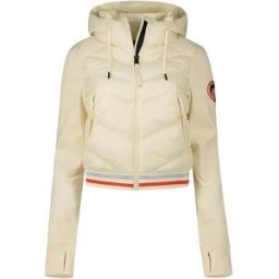 Superdry Veste Storm Fuji Hybrid Off White L Femme