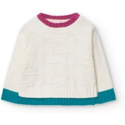 Boboli Pull Knitwear Off White 7 Années Fille