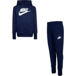 Nike Kids Ensemble à Manches Longues Sustainable Po Midnight Navy 12 Mois Garçon,Fille